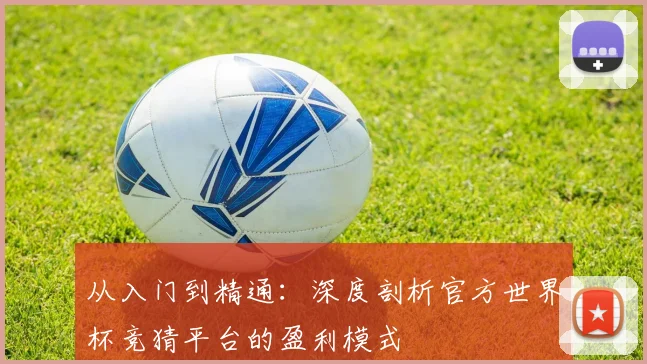 从入门到精通：深度剖析官方世界杯竞猜平台的盈利模式