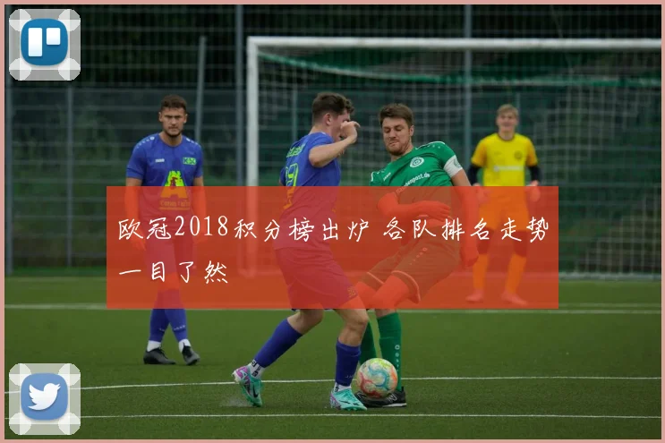 欧冠2018积分榜出炉 各队排名走势一目了然