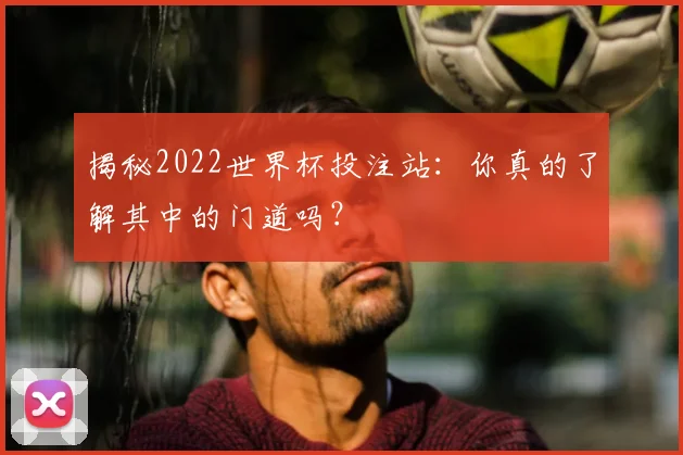 揭秘2022世界杯投注站：你真的了解其中的门道吗？